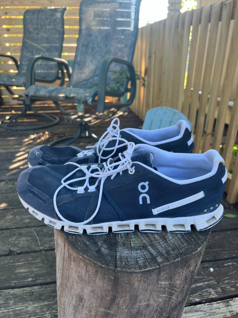 ON Running Cloud 5 Mens Sneaker Midnight / White Running Shoes US 11